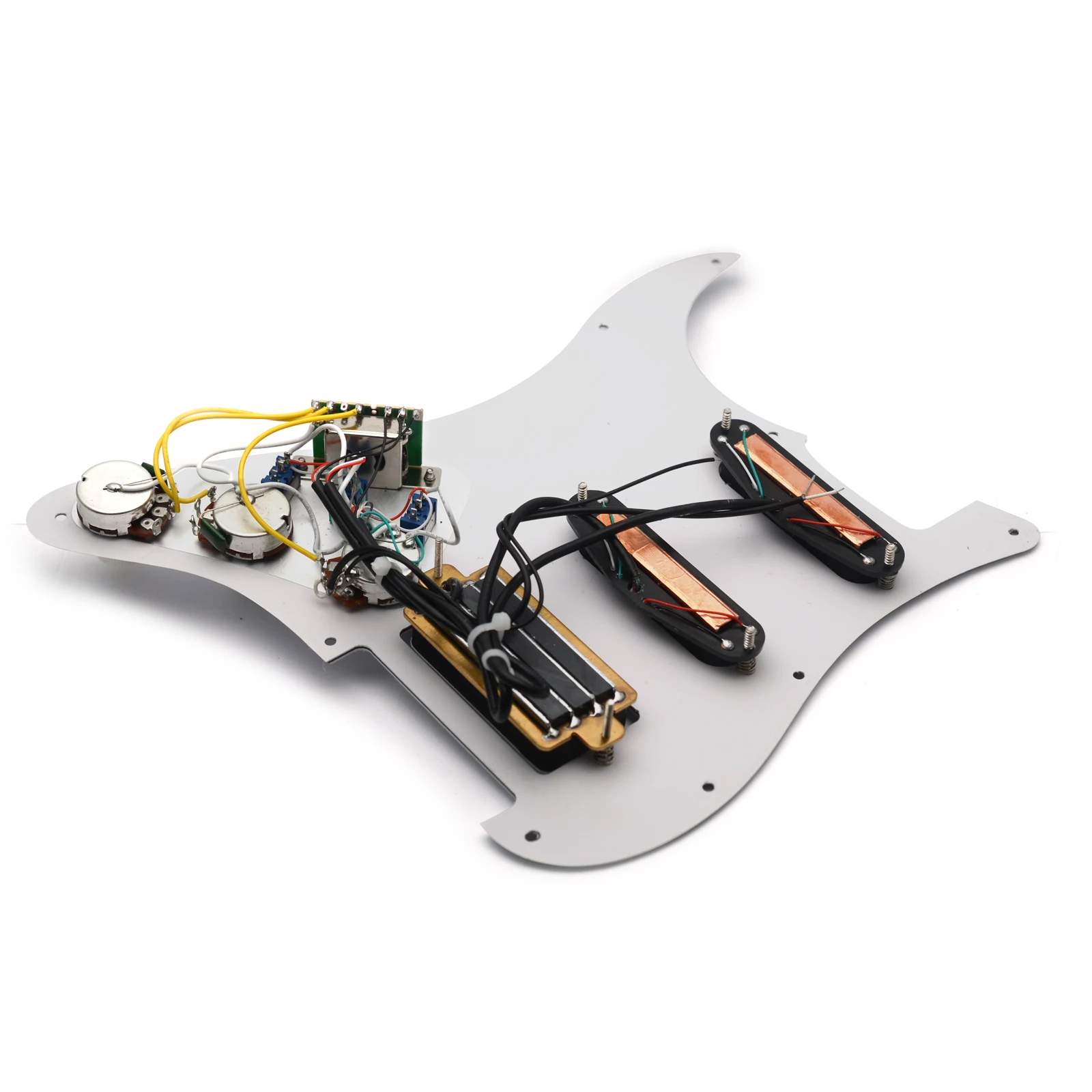 SSH ارتفاع الناتج محملة مسبقا سلك خدش لفائف تقسيم 2 هامبوكر صغير مع لفائف لاقط الغيتار الكهربائي بيكجوارد #2