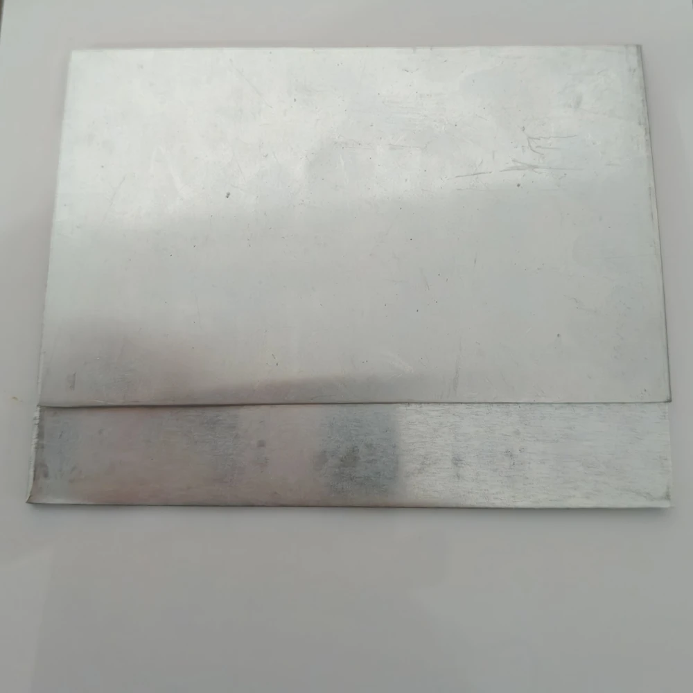 1mm 2mm 3mm High Purity Zinc Plate high purity Zinc Sheet Plate For Science Lab DIY Physical Experiment Use customize