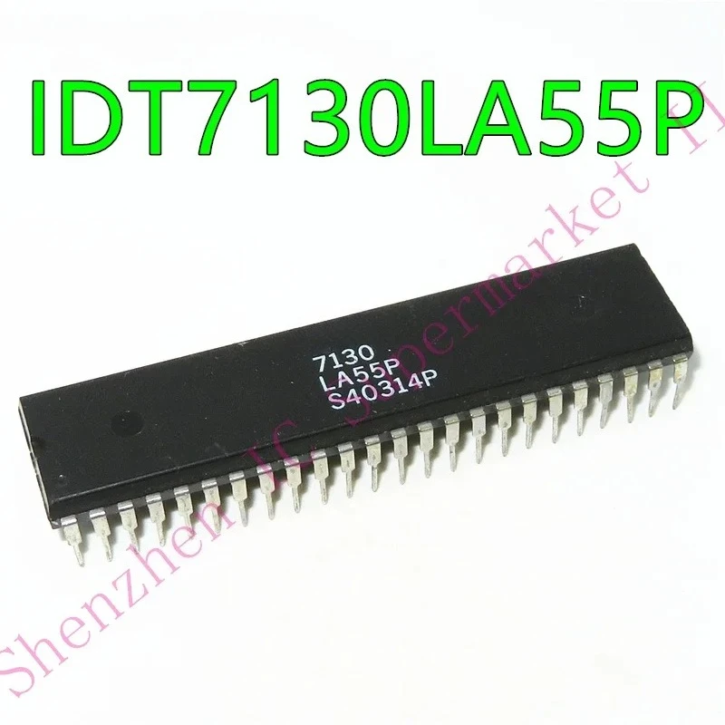 2PCS New&original IDT7130LA55P   HIGH-SPEED 1K x 8 DUAL-PORT STATIC RAM