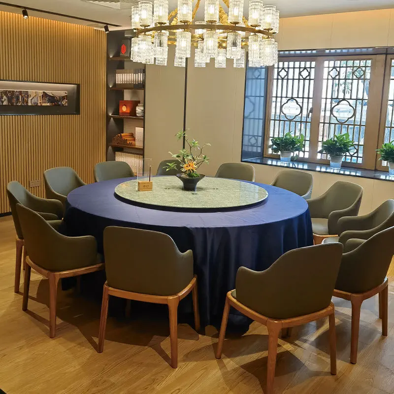 !@Leisure Minimalist Themed Solid Wood Modern Durable Restaurant Catering Table and Chairs Booth Sofa Combination Set