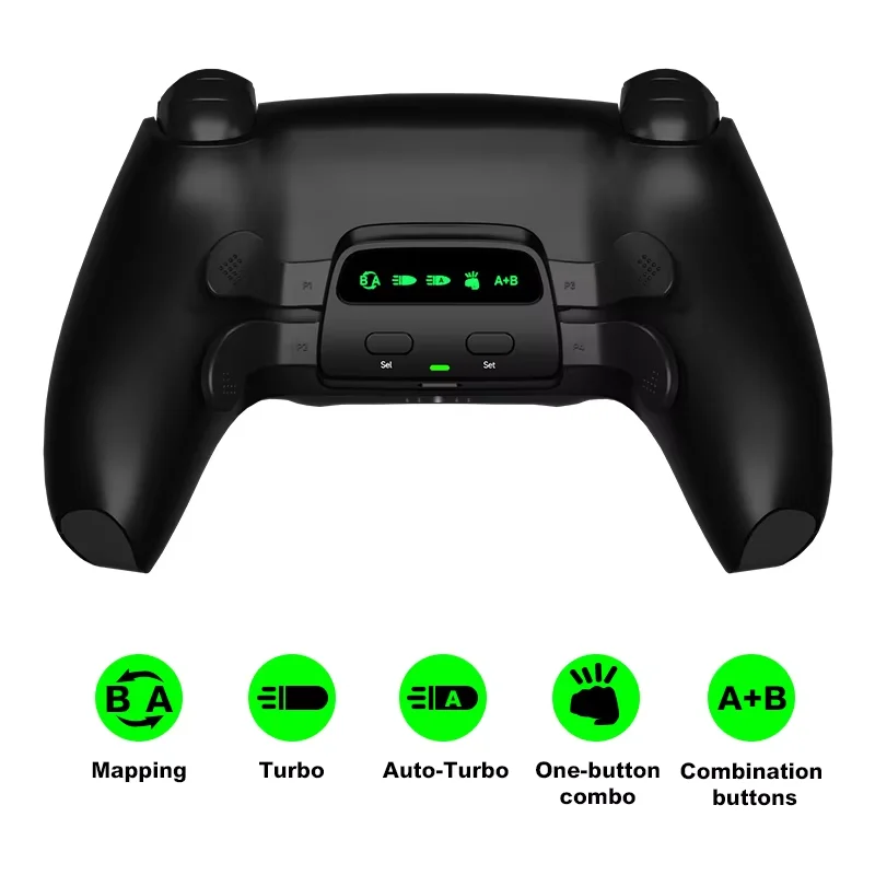 

Remappable pieces, upgrade boards and redesigned back case and 4 rear buttons for ps5 controller BDM-010&020&030&040&050