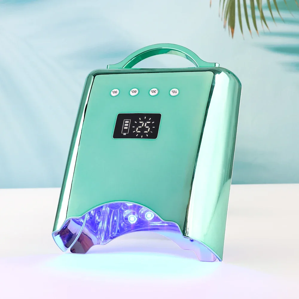 New Product-Portable 78W UV LED Nail Dryer Machine  Diamond Shining Cordless Nail Supply UV Lamp