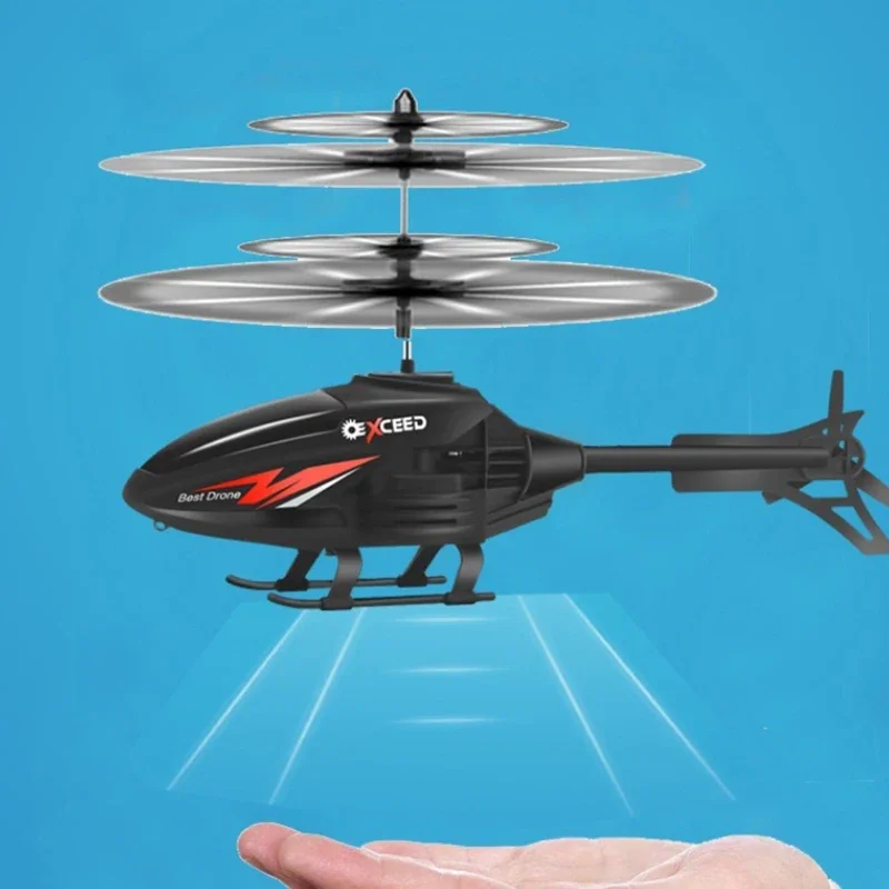 RC 2CH Induction levitation Helicopter Sensing Gesture Remote Rontrol Floating Aircraft With Lights Kids Toys Boys Outdoor Game