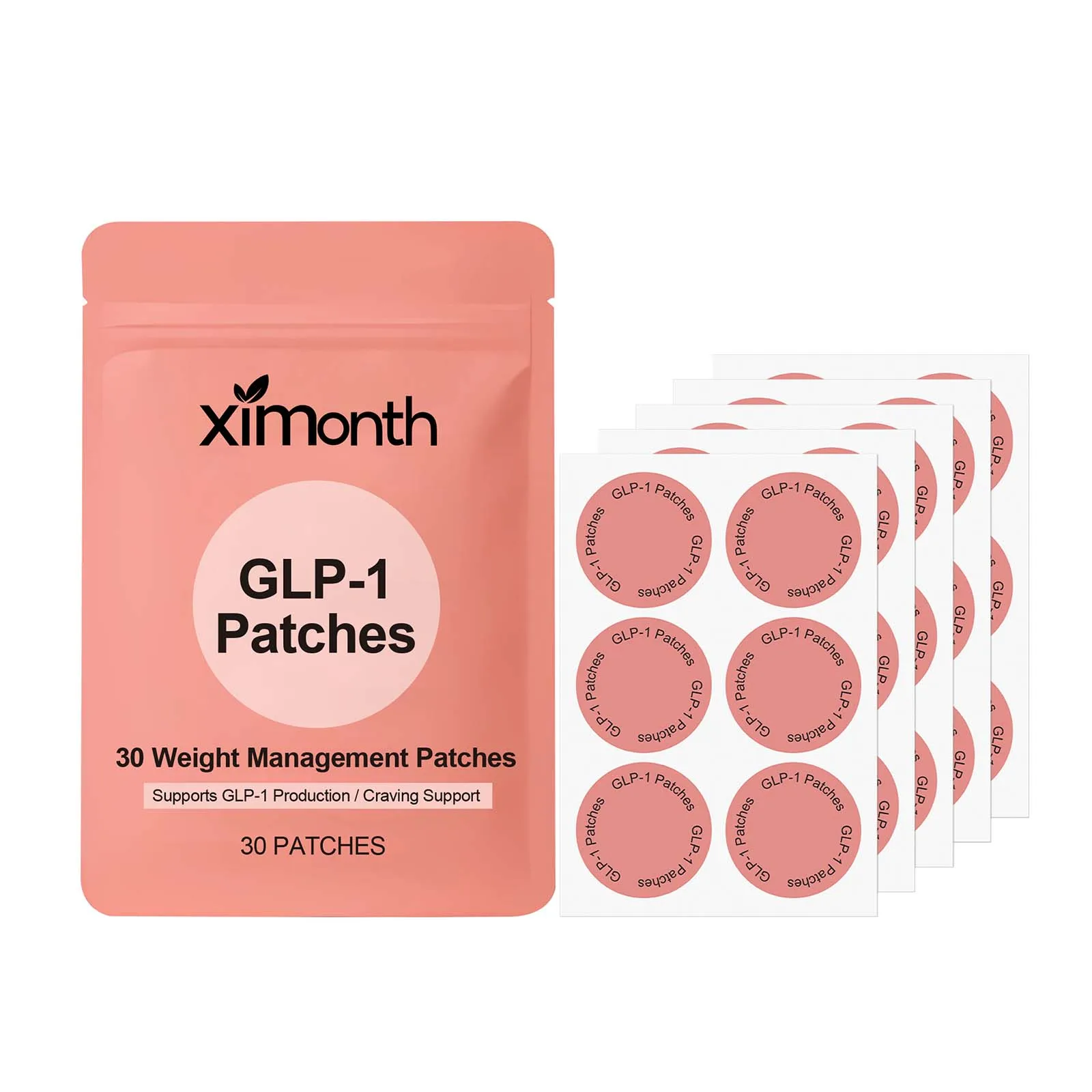 GLP-1 แพทช์สําหรับ Body Shaping FAT Burning Anti Cellulite ปรับปรุงกระเพาะอาหารควบคุมความอยากอาหารเพิ่มการเผาผลาญลดน้ําหนัก Patch