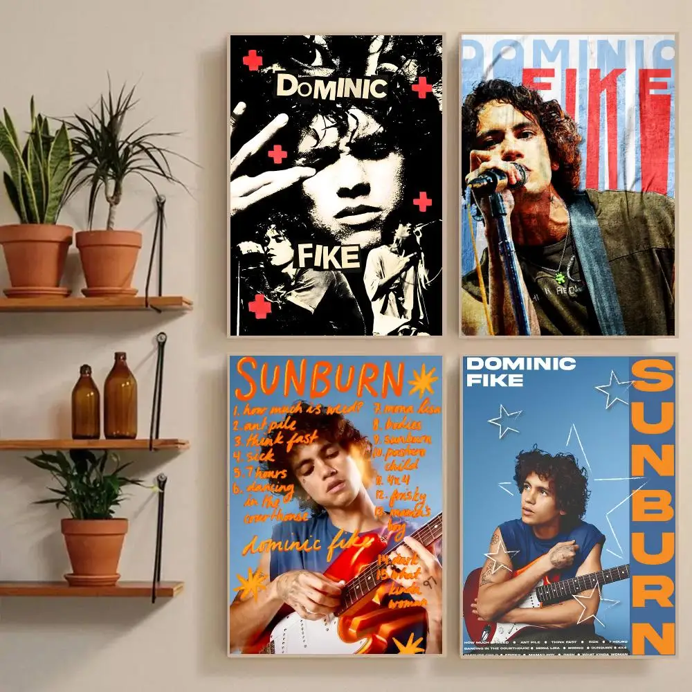 Dominic Fike Poster Waterproof Wall Art Sticker For Bar Living Room Vintage Room Decor High Quality Print Gift