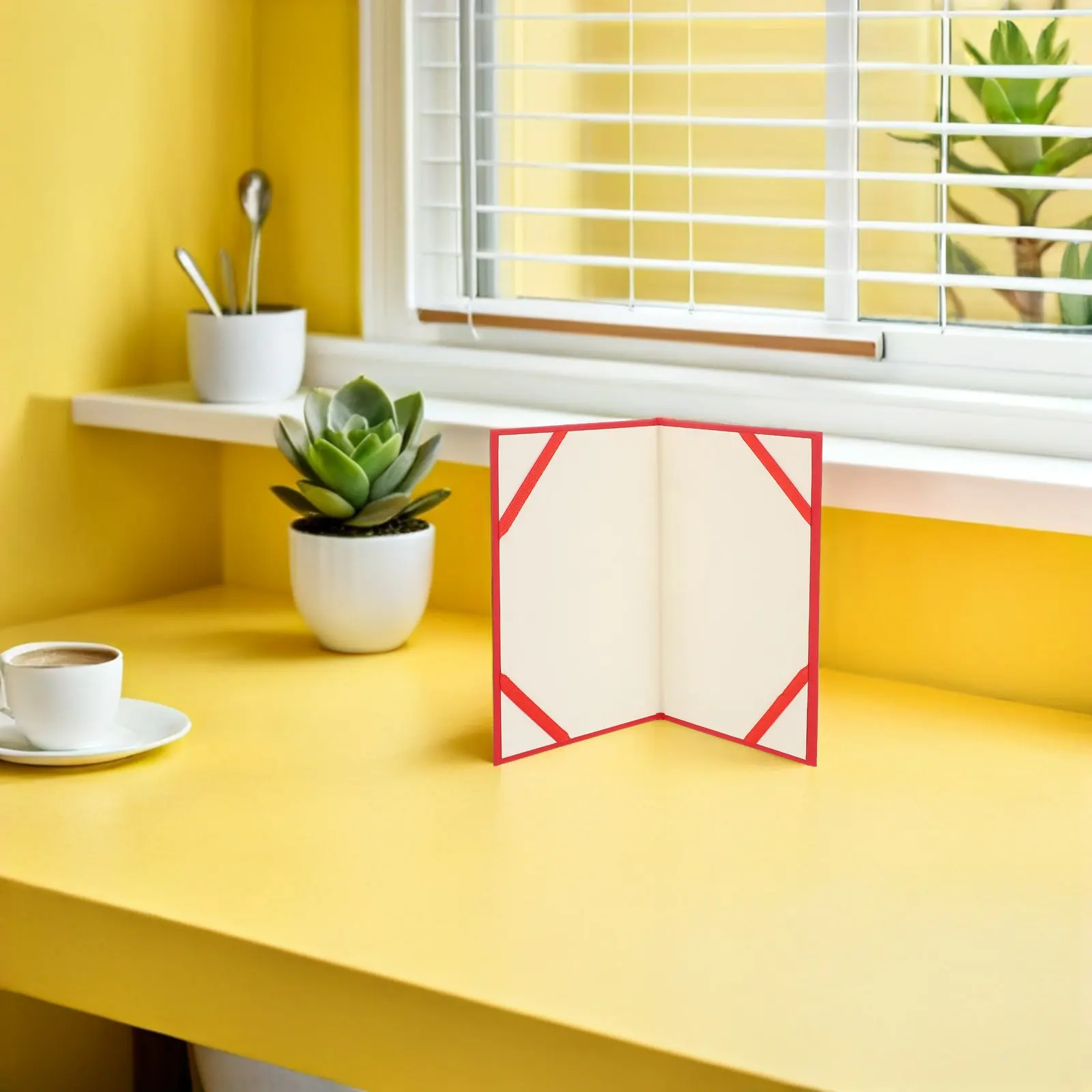 

5Pcs Blank Solid Color Certificate Holders Red A5 Diploma Cover Graduation Award Paper Folder Degree Protector Certificate Paper