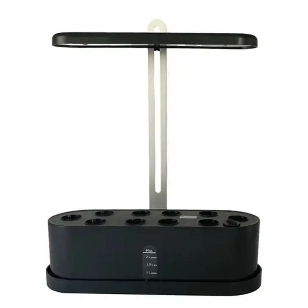 Hydroponics Growing System Full-Spectrum LED Plant Growth Light Intelligent Vegetable Germination Kit EU Plug Black