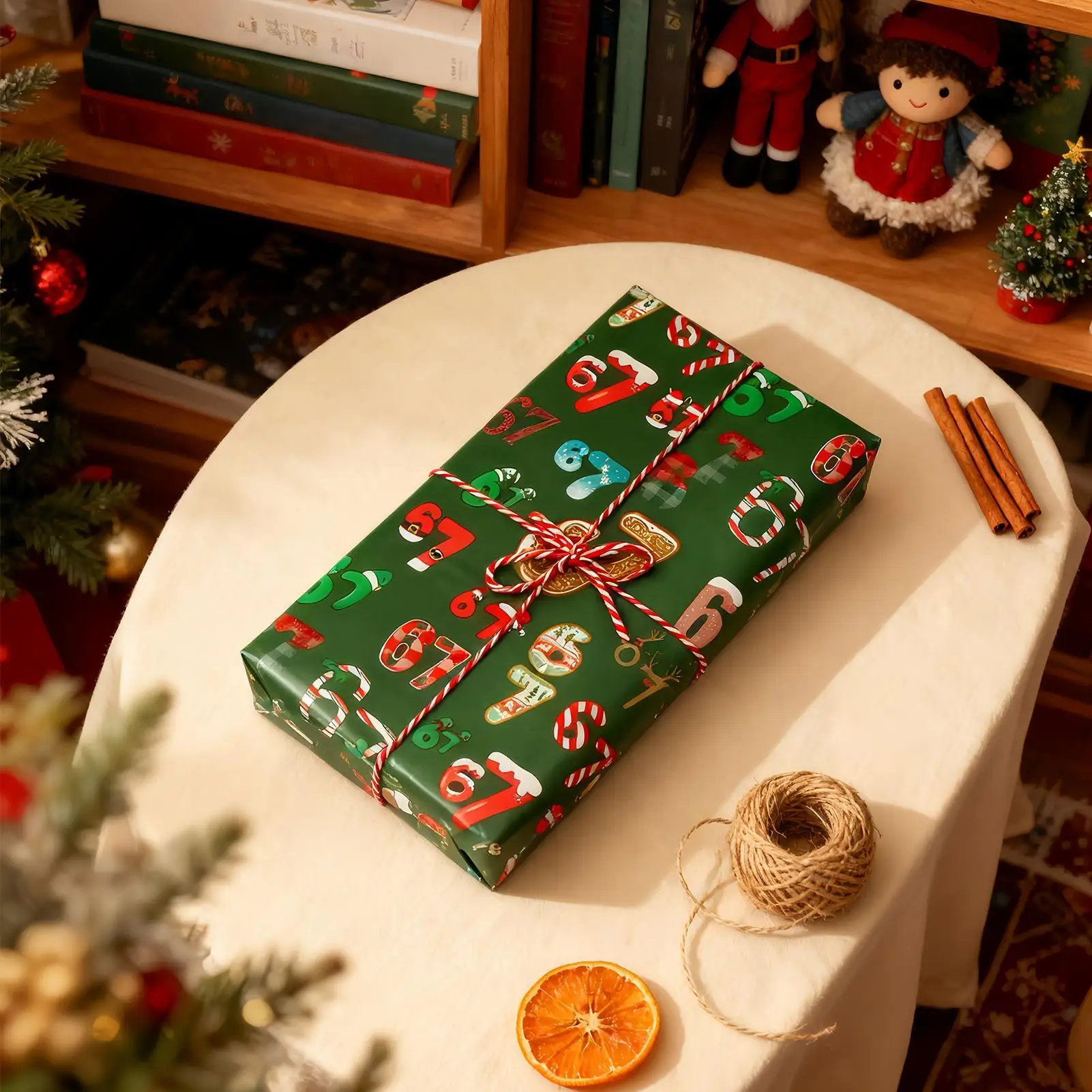 

Рождественская упаковочная бумага, номер 20 штук, упаковка, традиционная праздничная оберточная бумага для традиционного праздника, обмена дома