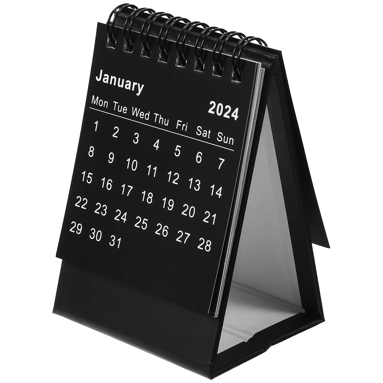 

Table Decor Office 2024 Mini Desk Calendar Decorative Standing Decorate Small 105X76X6CM Black Daily Desktop