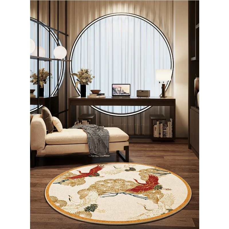 

Round Dressing Table Mat Living Room Bedroom Applicable Carpet Coffee Table Mat Pet Friendly Mat Hot Selling Hit Bedside Carpet