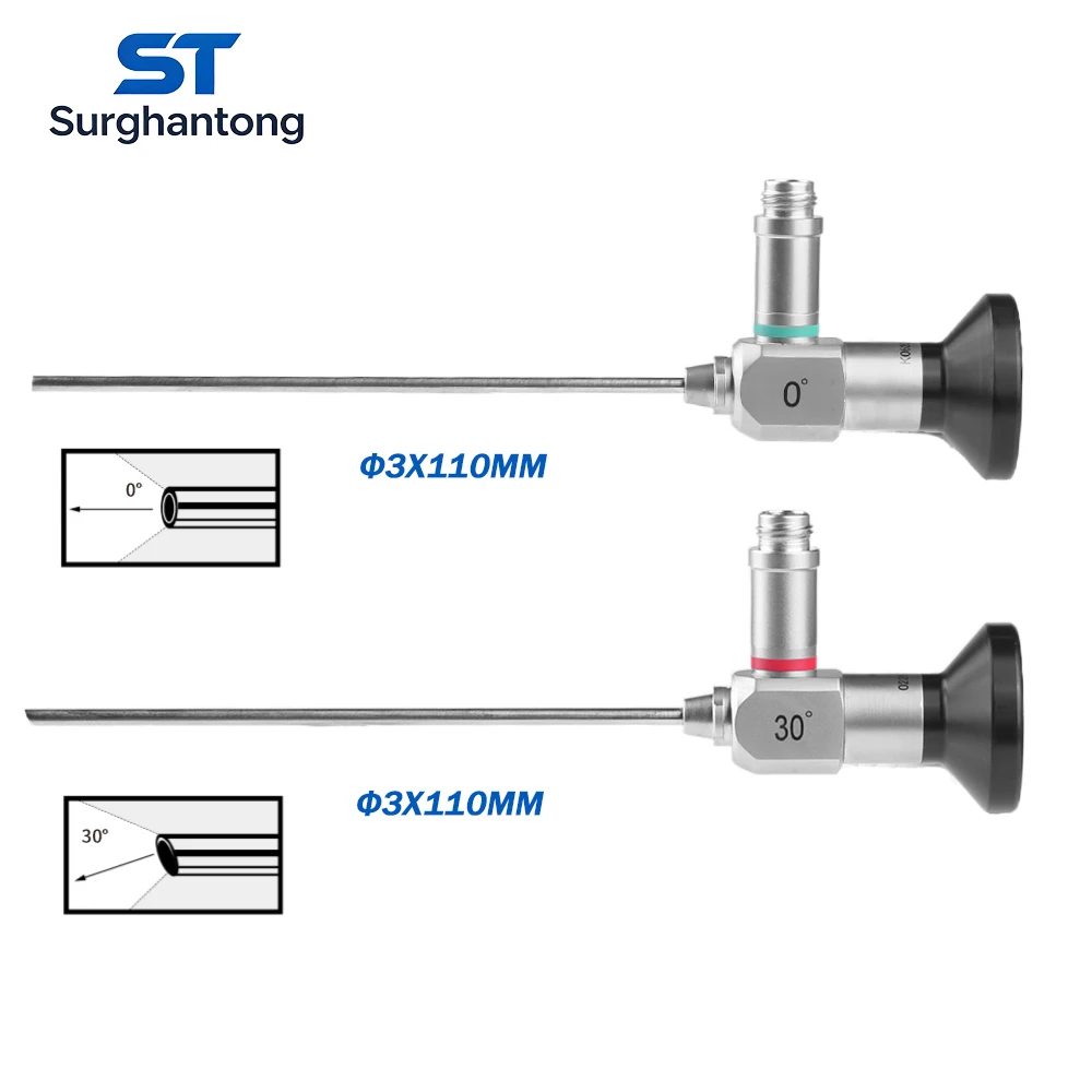 Medical Rigid Endoscope Otoscope Otoscopy Pets Ear Examination Surgery Veterinary ENT 2.7mm 3mm 4mm