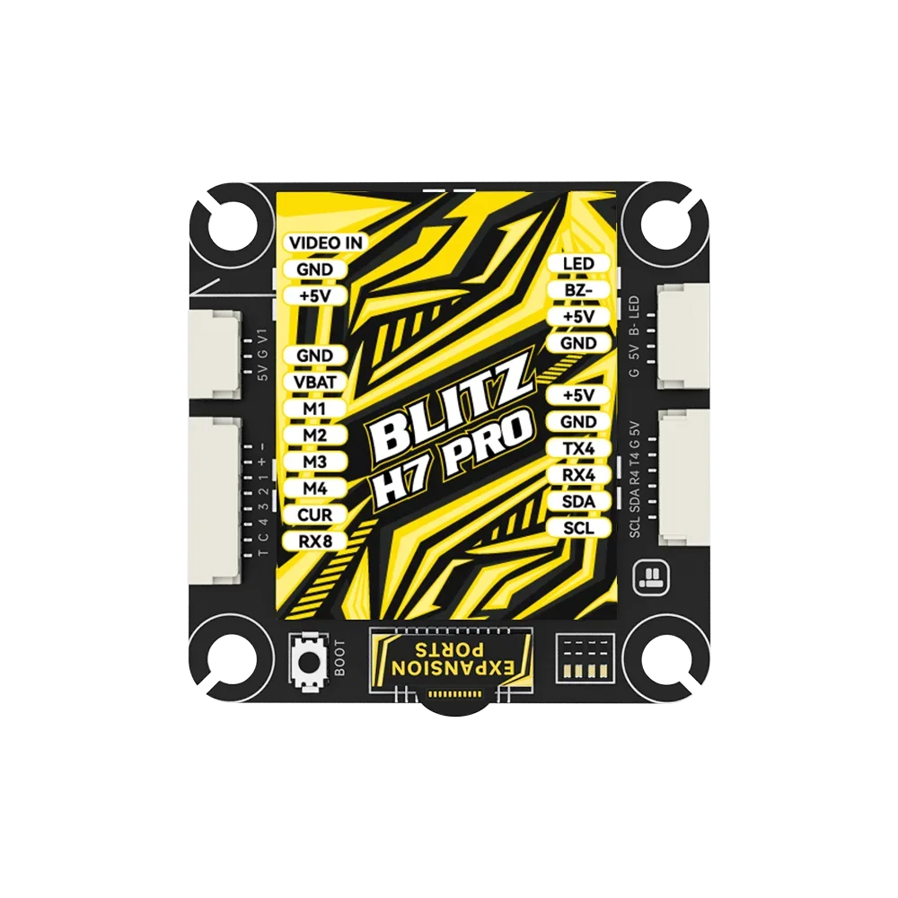 iFlight BLITZ H7 Pro Flight Controller with a dual-sided shielding design for FPV Drone parts