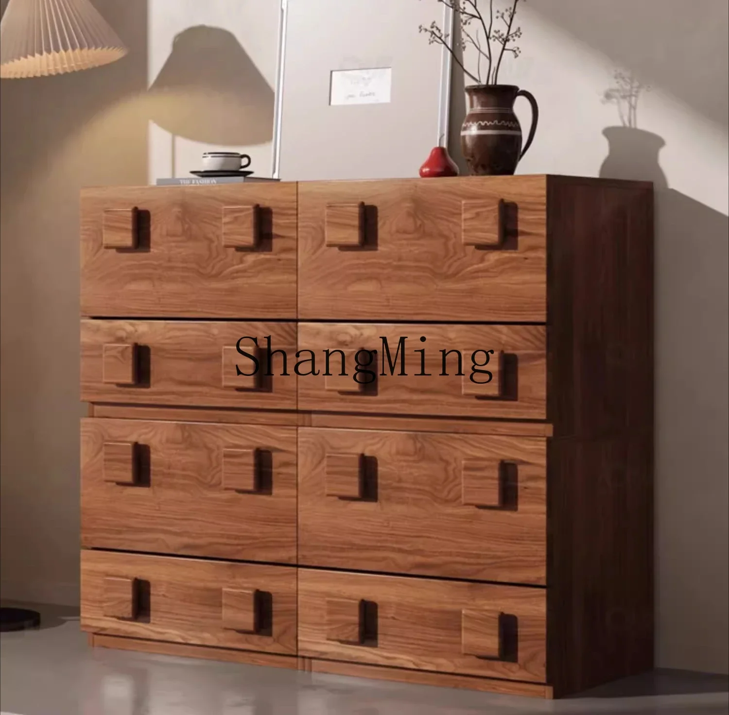CL medieval TV chest living room multi-functional module combination creative storage bedside table
