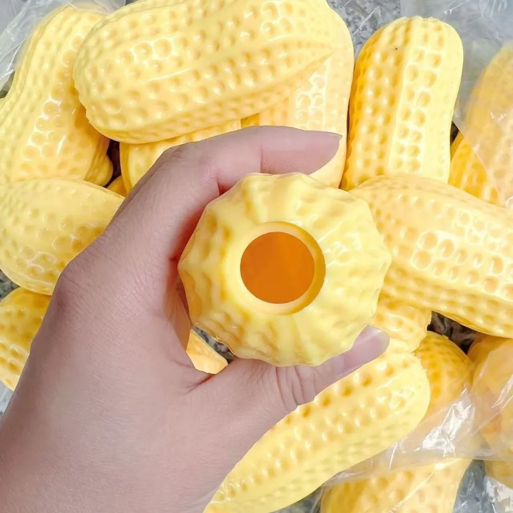Cacahuete Simulado Creativo Rellenable, de Compresión Lenta, Suave, para Alivio del Estrés y Sensorial para Adultos
