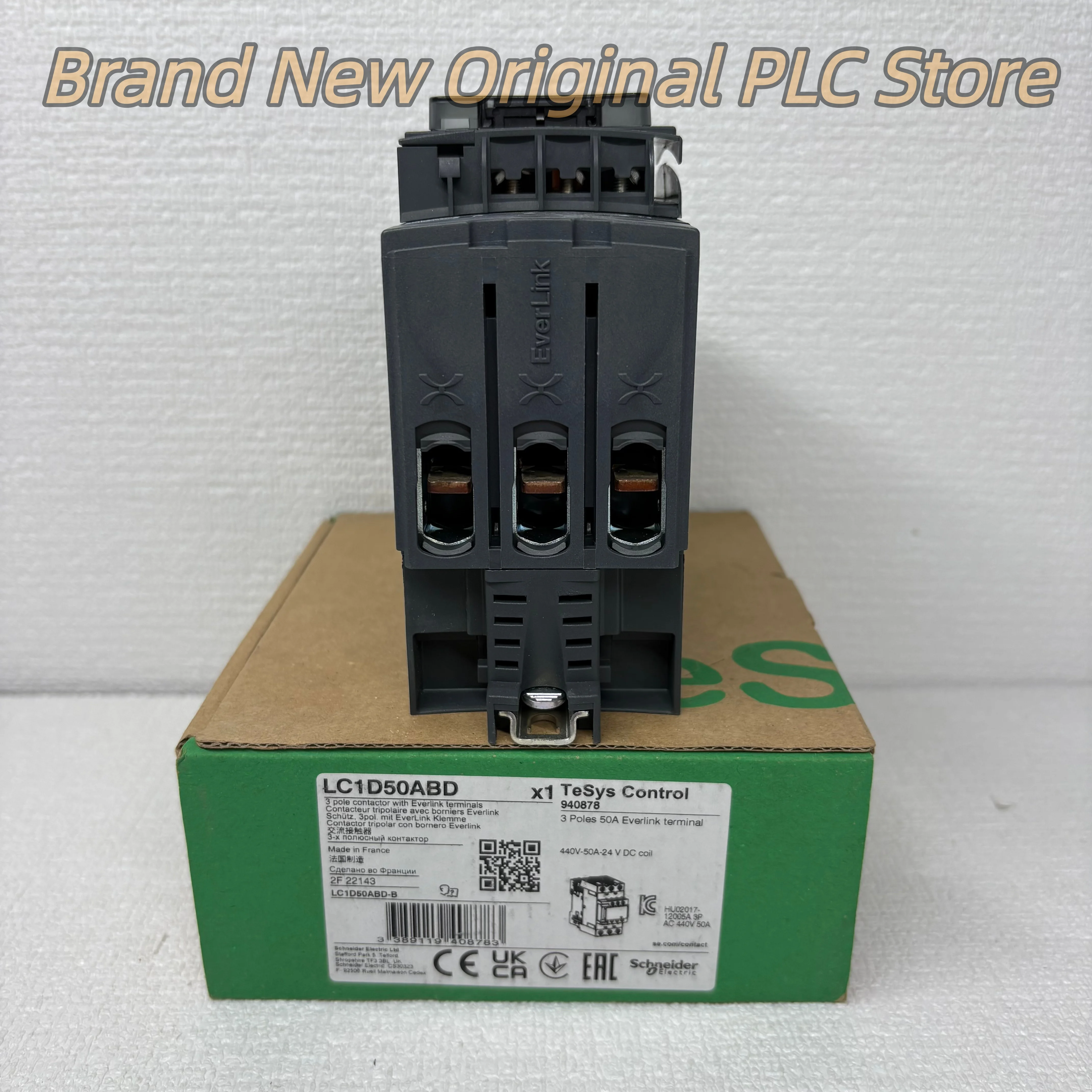 

Контактор переменного тока LC1D50ABD, новый, оригинальный