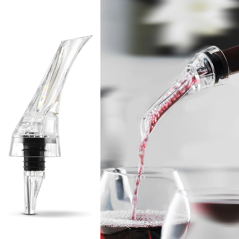 

BOLTIFY Acrylic Aerating Pourer Decanter Aerator Spout Pourer New Portable Wine Aerator Pourer Wine Accessories Wine Decanter