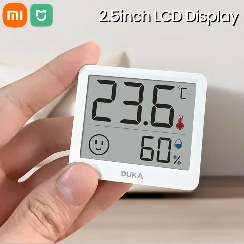 Xiaomi DUKA Atuman 2.5 Inch LCD Electronic Digital Temperature Humidity Meter Indoor Thermometer Hygrometer Weather Sensor New