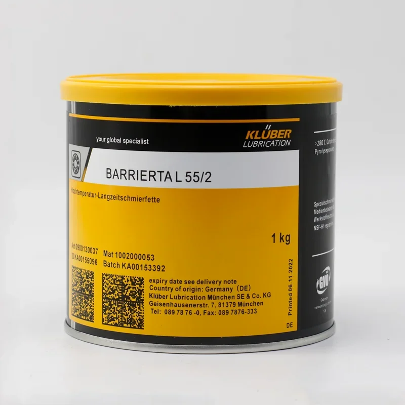 KLUBER BARRIERTA L55 Long-life Grease Has Excellent Resistance High Temperatures Corrosive Substances Original Product