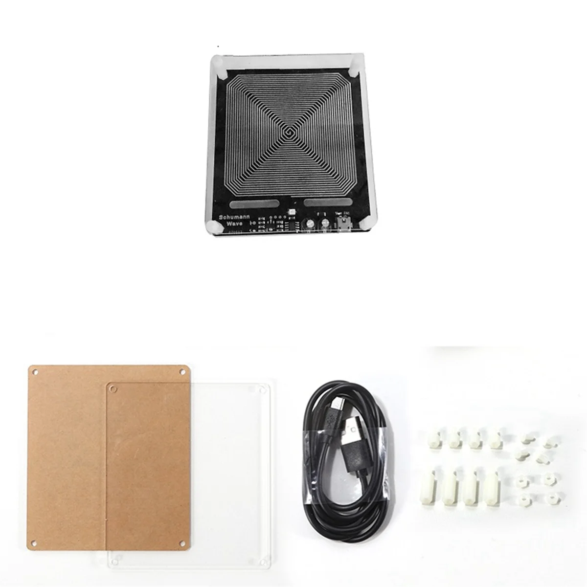 Schumann Wave Signal Generator com Case, 7.83Hz, Multifunções Módulo Gerador Pulso de Baixa Frequência