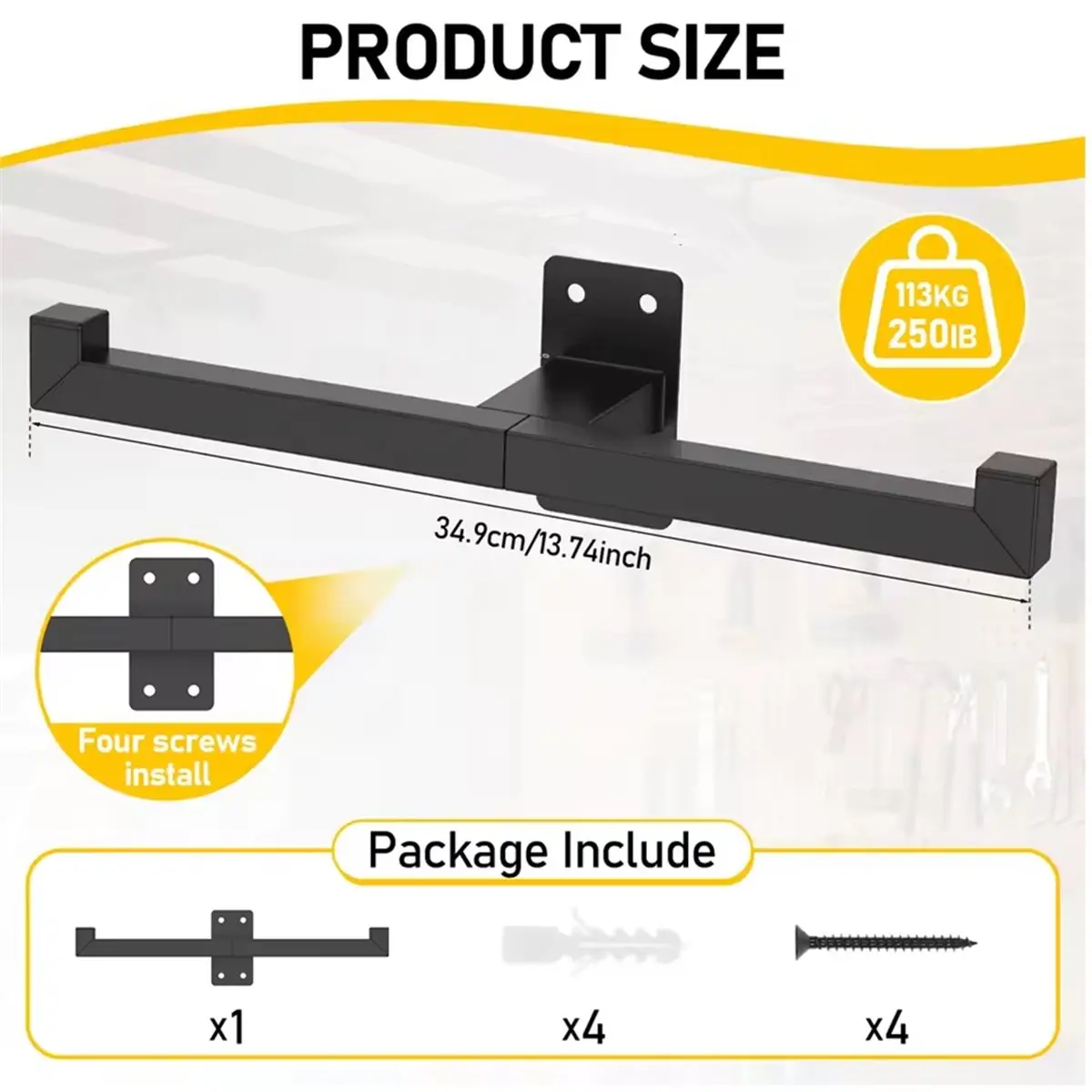 

Настенный держатель для мощных воздуходувок из стали, органайзер для рюкзачных воздуходувок