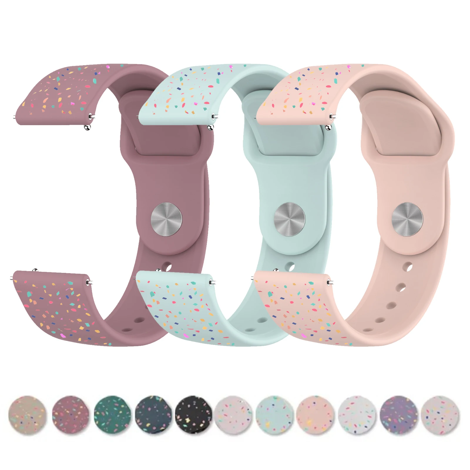 20mm Silikonarmband für Amazfit GTS 4/2 Mini GTS 3 2e Armband für Amazfit Bip 3 Pro/Bip U Pro/Bip Lite/BipS Lite Uhrenarmband