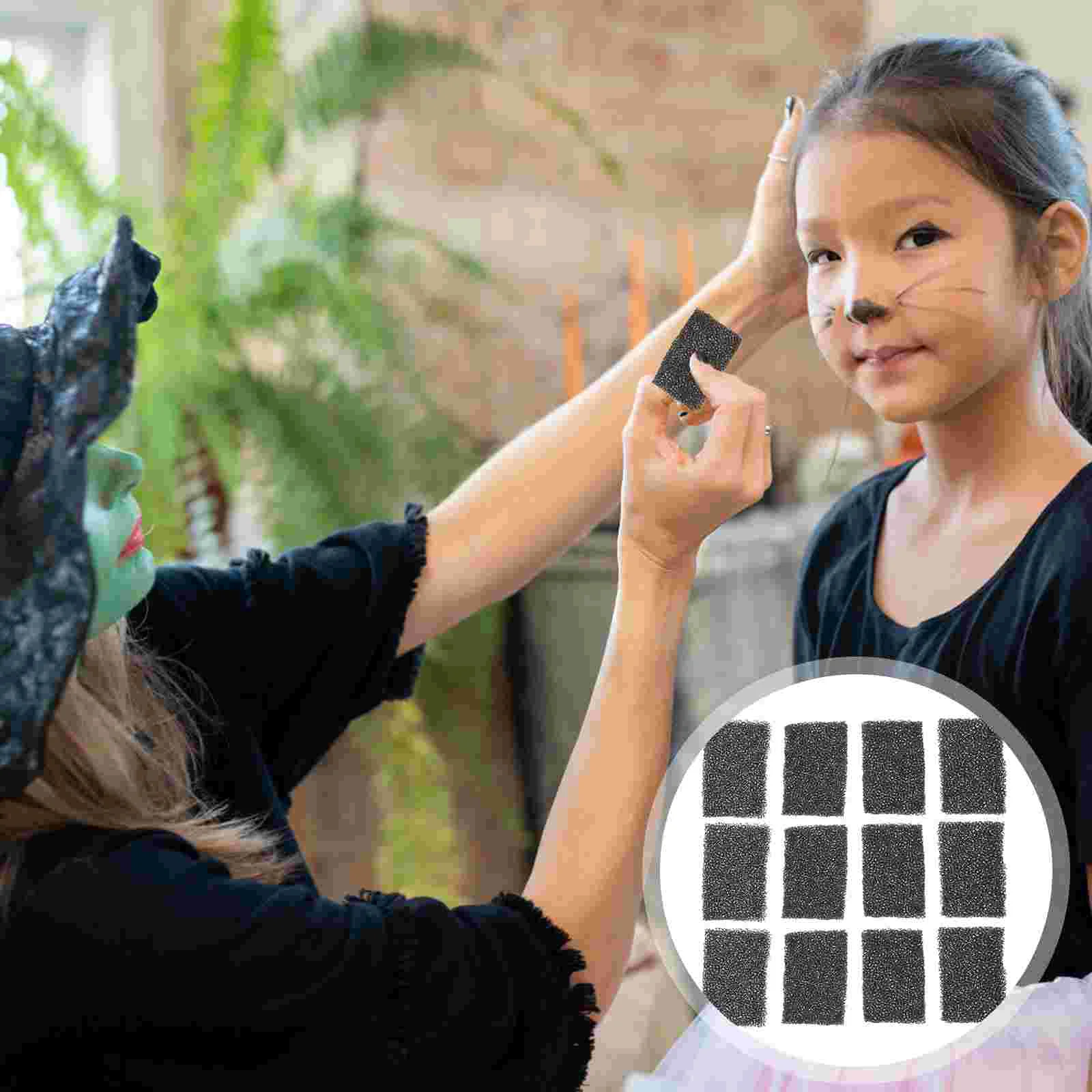 16-teiliger Make-up-Schwamm mit Spezialeffekt, dichter Stipple-Halloween-Versorgung, kosmetische Puff-Narbenwunden, Körperbemalungswerkzeuge, Stoppeln