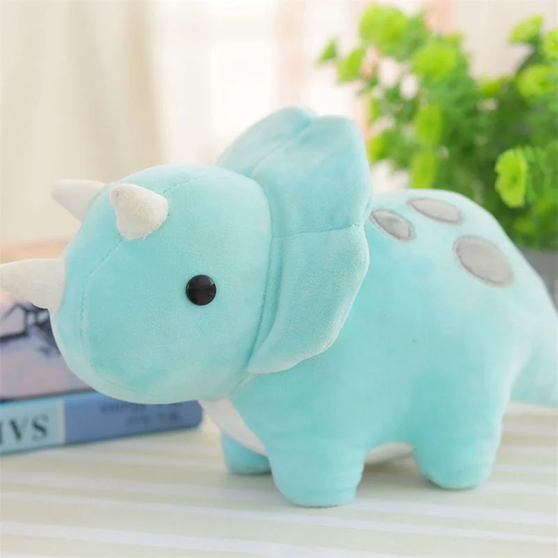 Jouet Triceratops en peluche pour enfants et tout-petits, jouet en peluche AdTosSoft, peluche de dinosaure mignon, cadeau parfait