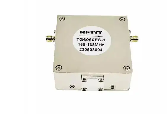 6060E series low-frequency VHF RF isolator with frequencies ranging from 50-400MHz