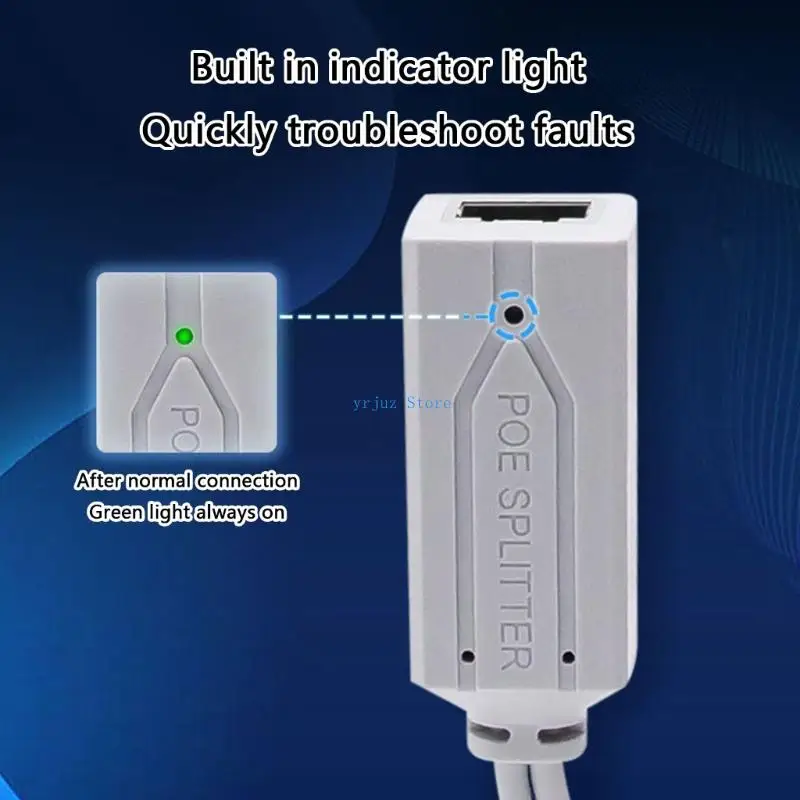 583D Mini USB -адаптер POE Adapter Transforms 48 В до 5 В для камер для камер