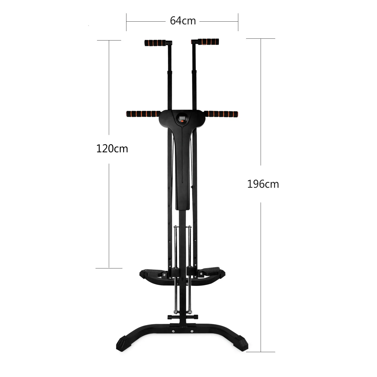 Vertical Climber Step Fitness Exercise Climbing Machine Cardio Workout Trainer Stepper Climbing Machine