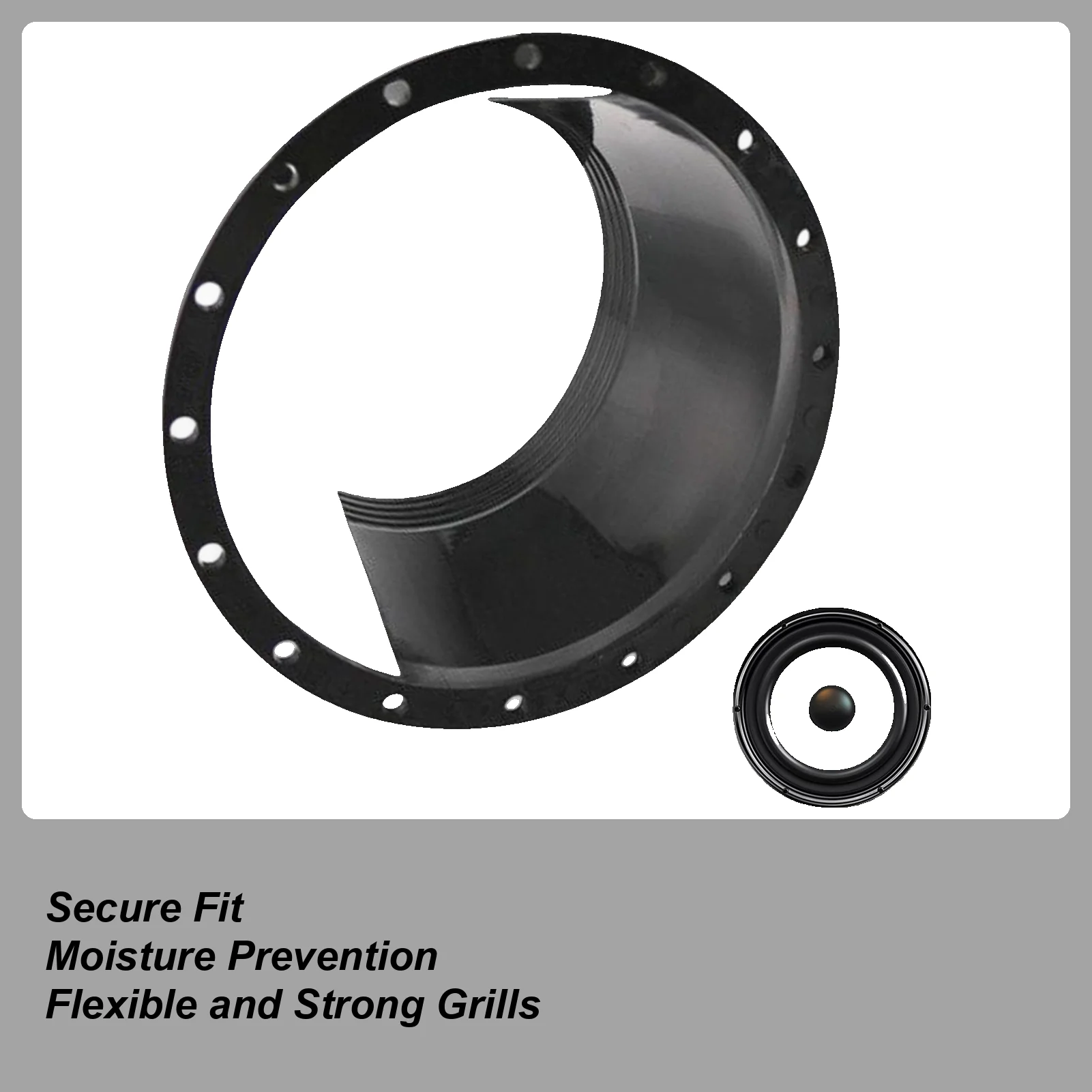 

Автомобильный звуковой чехол 6,5 дюймов, всепогодная звукоизоляционная накладка, перегородка для динамика для автомобильного аудио, радио, стерео звукоизоляция