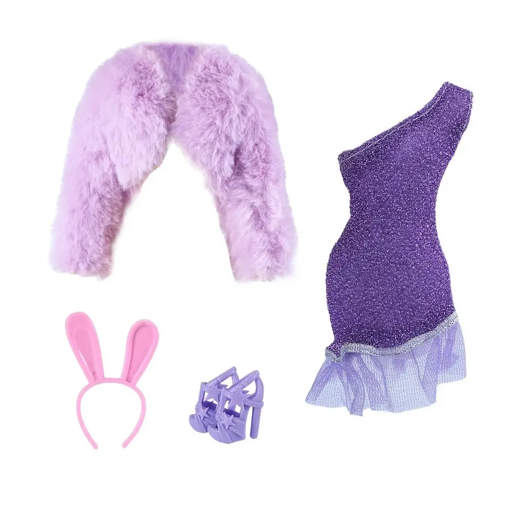 Robes de soirée élégantes à la mode, vêtements décontractés, accessoires de bricolage, vêtements élégants avec talons hauts pour poupées 1/6 BJD 30cm