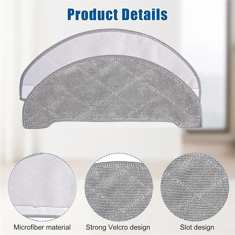 IMOU RV1 Pro/RV1 Pro Max 예비 부품 가정용 청소 교체 부품 용 ABBK-10PCS 걸레 패드 세트