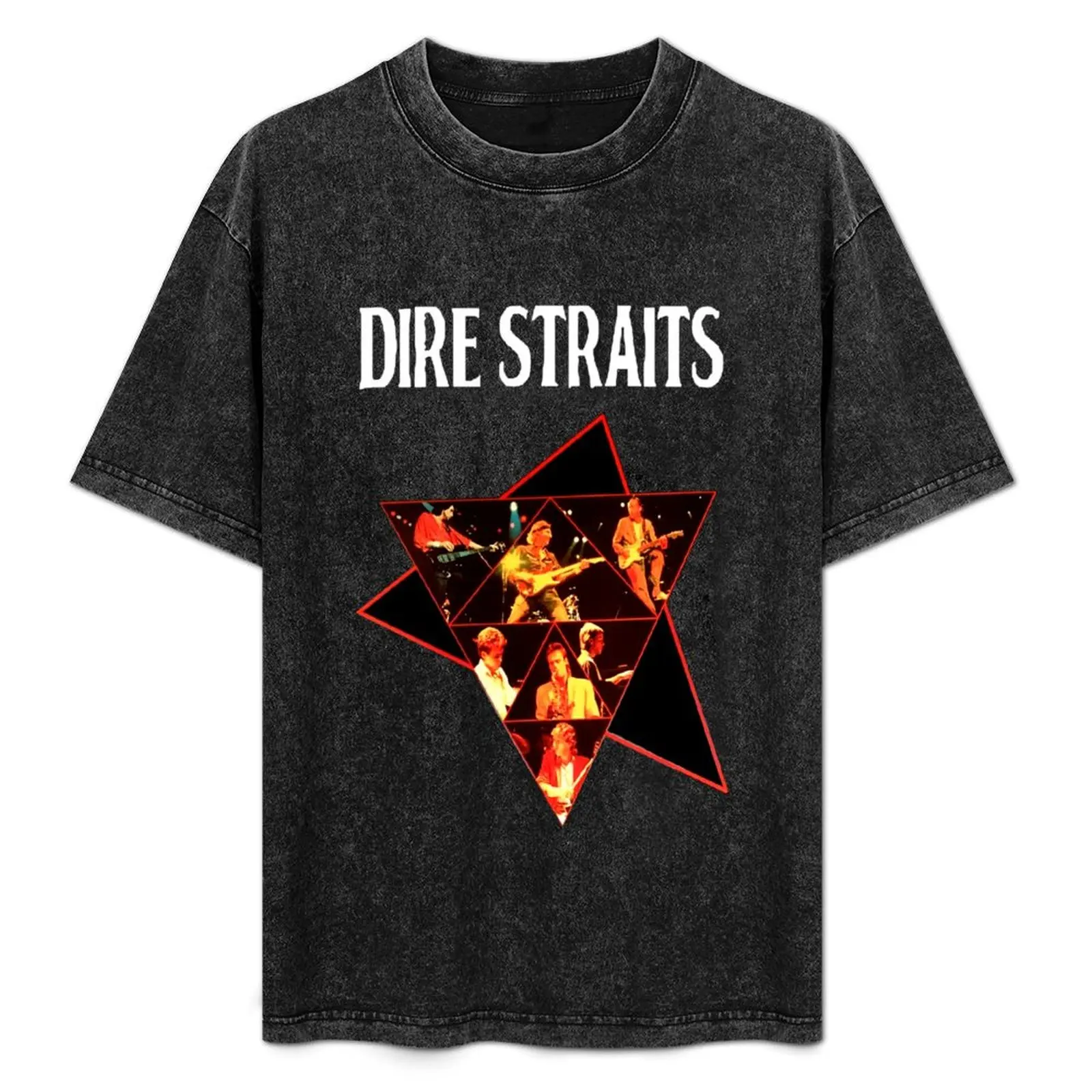 

best selling dire straits band T-Shirt Basic Solid Color Short Sleeve T-Shirt
