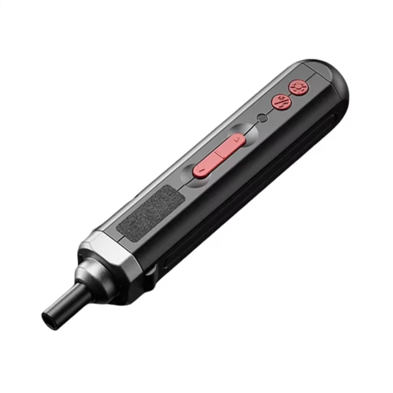 Rechargeable Cordless Electric Screwdriver Set with LED Light for Home Repair