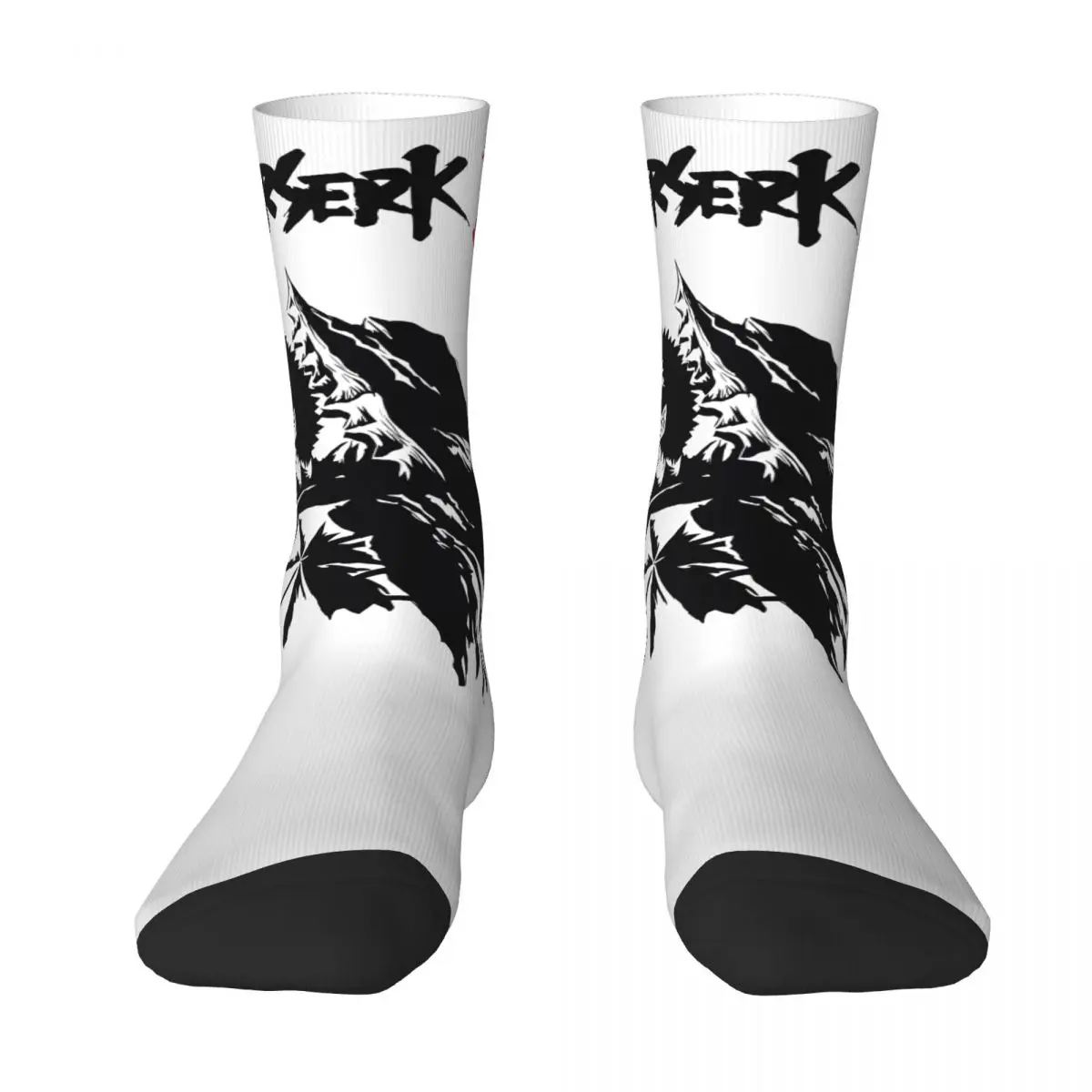 Calcetines con estampado 3D de Anime para hombre y mujer, calcetín de estilo Hip Hop, Manga Berserk Guts, interesante, ideal para las cuatro estaciones