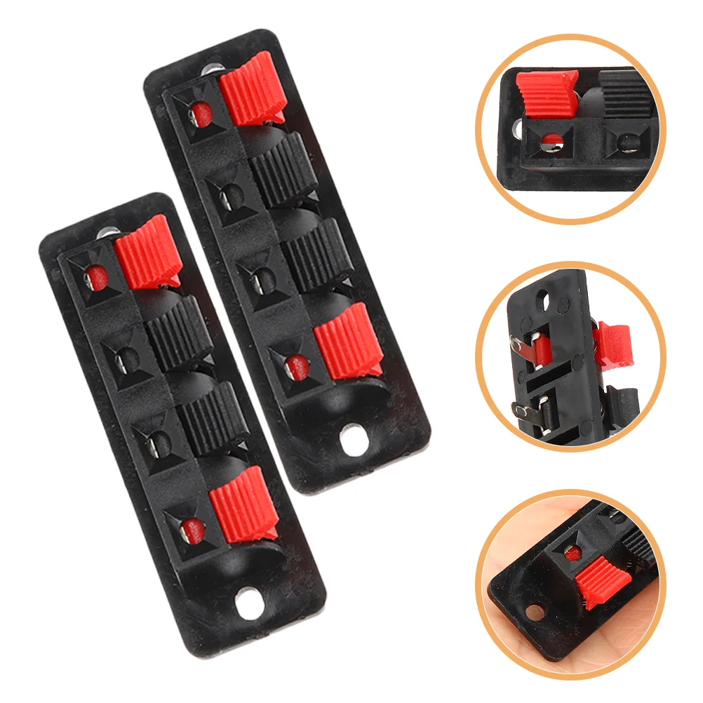 Line Clamp Speaker Connector Wire Connectors Terminal Terminals for Home Stereo Plate Thread Holder