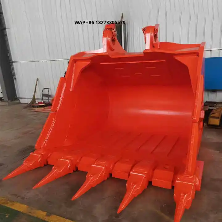 Construction Machinery Attachments Parts Long Service Life Wear Resistance Excavator Bucket Q345/Q460 Material CE ISO Certified