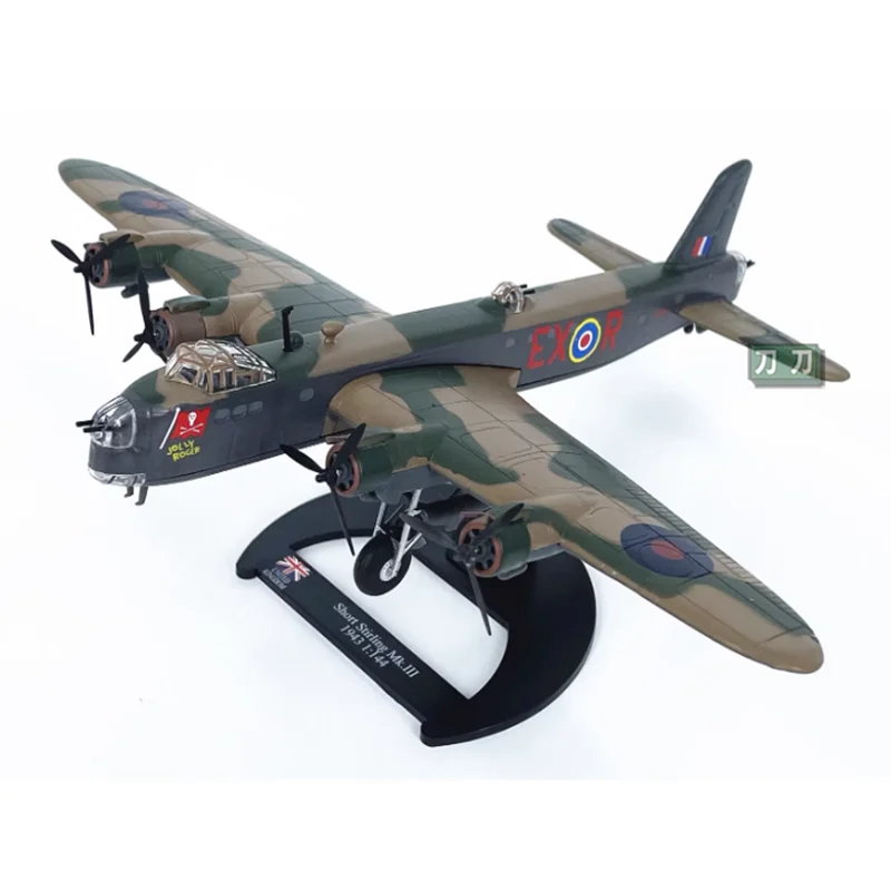 โมเดลจำลองเครื่องบินลำเลียงระเบิดสเกล 1/144 ทำจากโลหะผสม ไม่ต้องใช้กาว แยกสีสำเร็จรูป ของสะสม ตกแต่ง