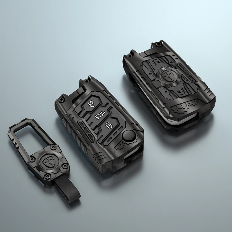 

Силиконовый чехол для автомобильного ключа из оцинкованного сплава для VW Golf 7 mk7 Skoda Octavia A7, новый чехол для ключа Polo Portect, складной флис