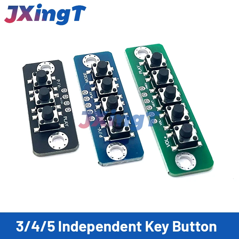 1x3 1x4 1x5 3 4 5 Independent Key Button Keypad Keyboard Module Mcu for Arduino Bluetooth Power Amplifier Key Board