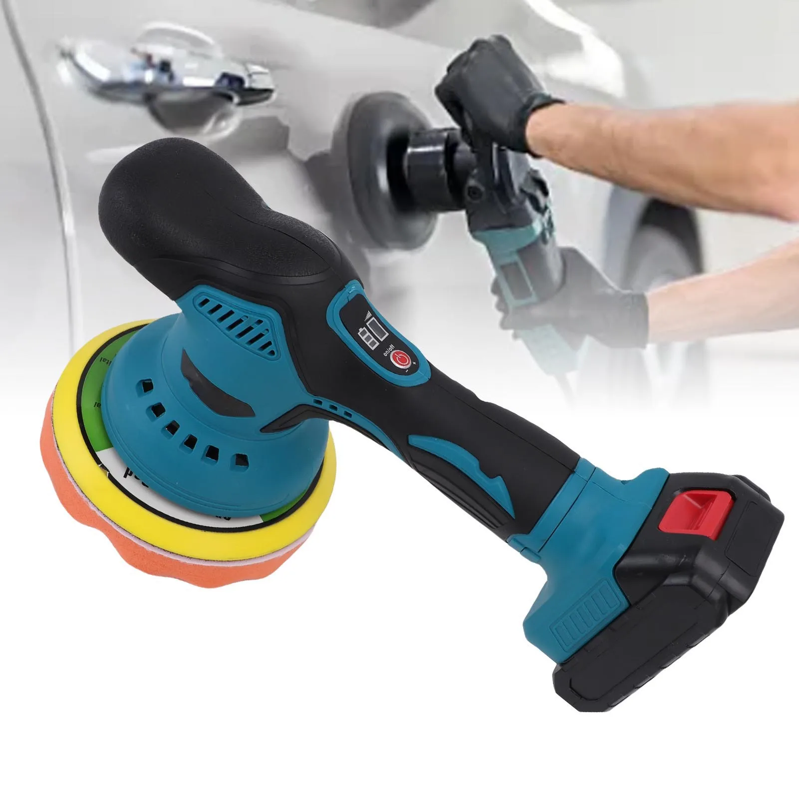 

Беспроводной автомобильный буферный полировщик Беспроводной автомобильный буферный полировщик Комплект точного полного 6 дюймов 8 скоростей для автомобиля для любителей рукоделия