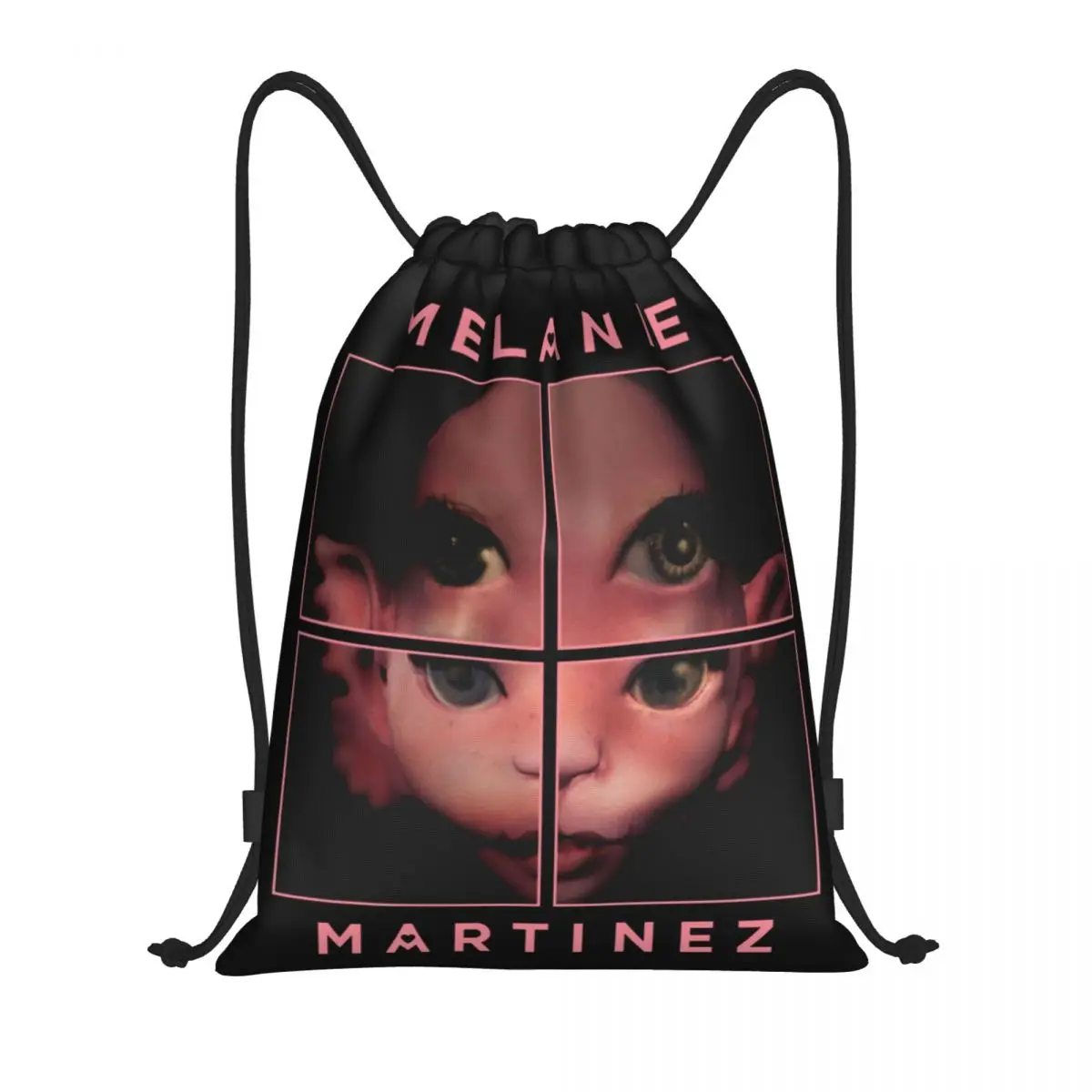 

Custom Creative Music Singer Melanie Martinez Drawstring Backpack Bags Women Men Lightweight Gym Sports Sackpack Sacks Traveling