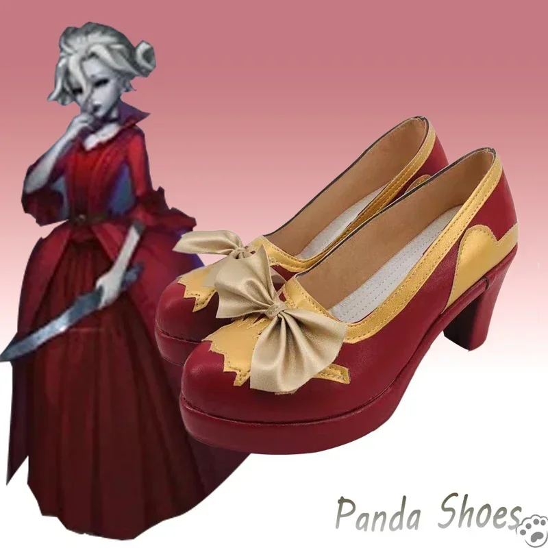 

Game Identity V Marie Обувь для косплея Аниме Красные сапоги Кровавая королева Мари Косплей Костюм Опора Обувь для вечеринки на Хэллоуин