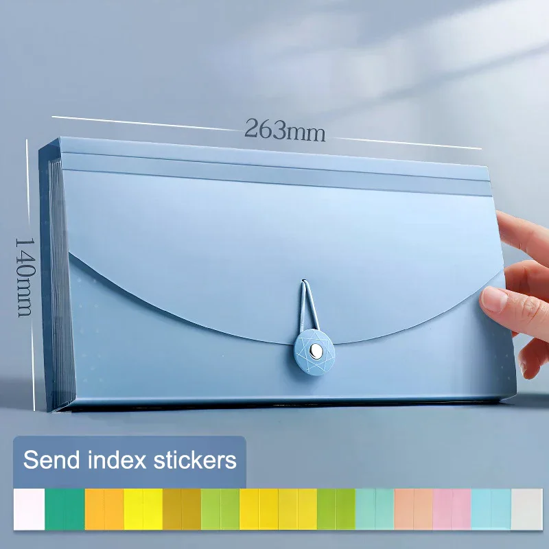 13 Pockets Expanding File Folder Accordion Document Organizer Check Receipts Bill Card Ticket Holder Expandable PP Wallet Case