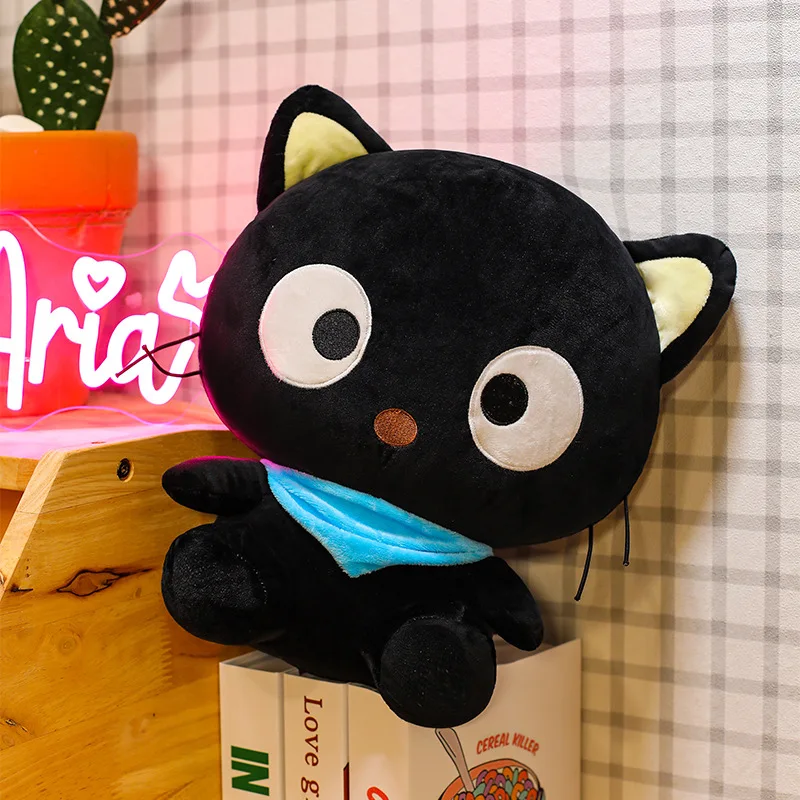 Anime Chocolate Cat Plush Toy Cat Doll Doll Pillow Crane Machine Christmas Gift - view 2