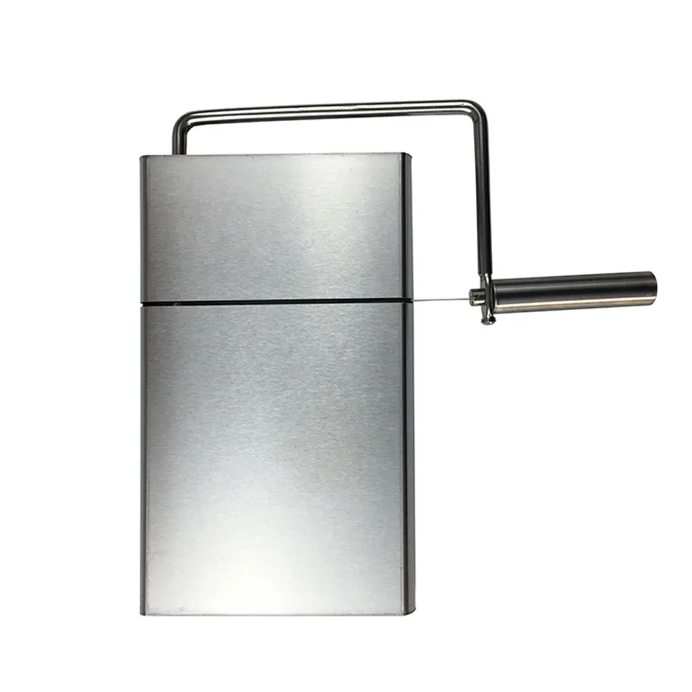 Слайсер для сыра из нержавеющей стали, слайсер для сыра, резак для колбасы и ветчины с 5 сменными режущими проволоками из нержавеющей стали 304