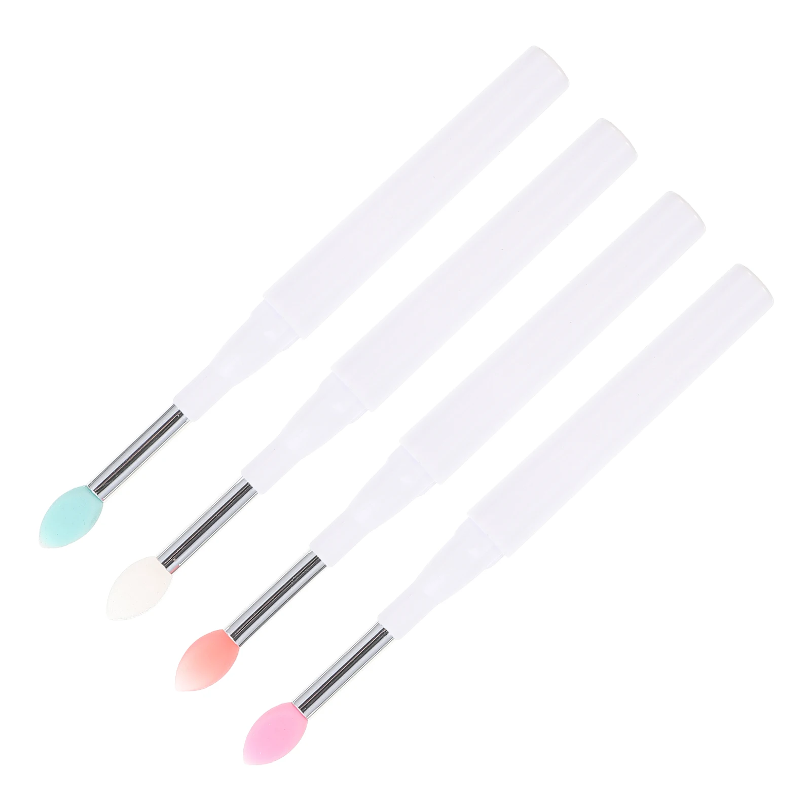 

4pcs Silicone Women Makeup Tools Cosmetics Brush Beauty Supplies Set Eyeshadow Beauty Supplies Lip Brushes Gifts