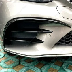 New Front Bar Front Air Knife Fog lamp Grille Trim Modification For Mercedes Benz C-Class C200 C260 W205 2019 2020 2021 2022