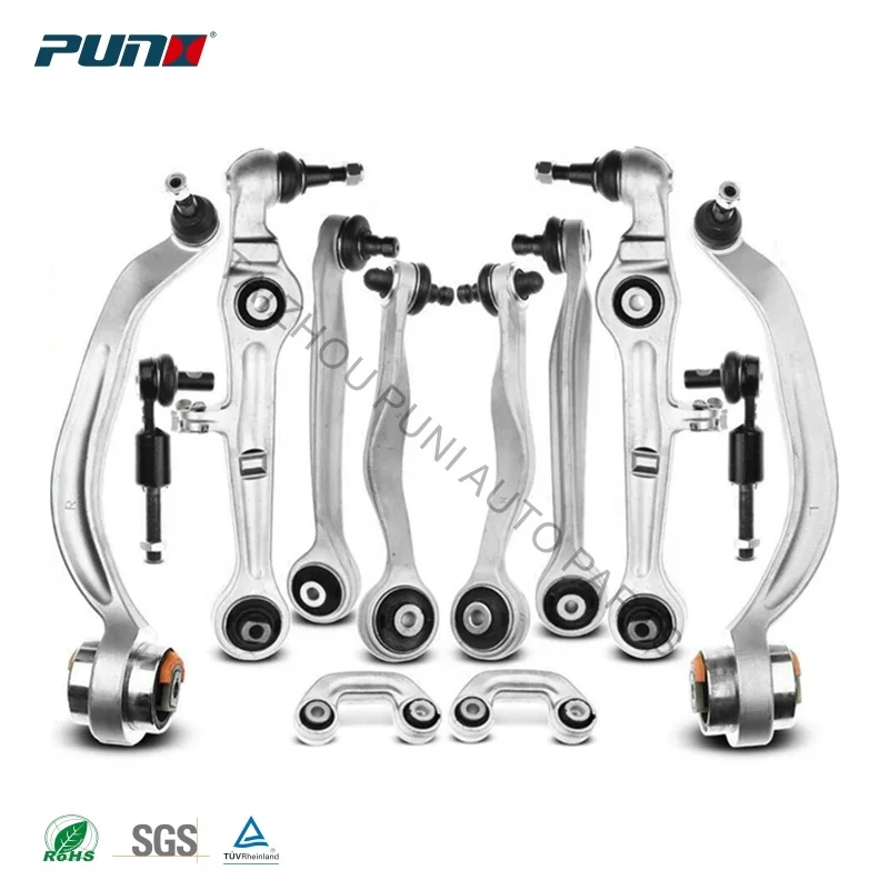 12pcs High Quality Suspension parts Front Upper Control Arm Kit for Audi A4 A6 B7 B6 8E0407151E 8E0498998